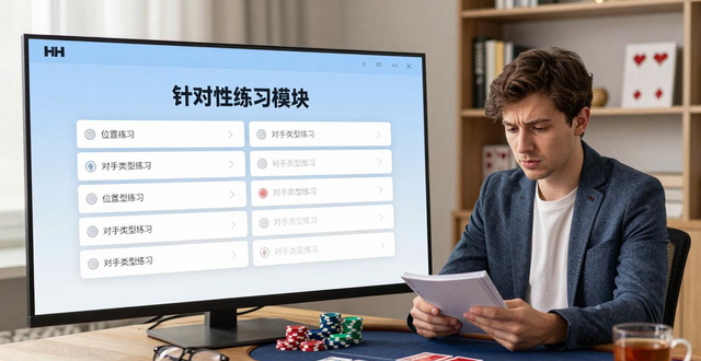 HH扑克技巧攻略 从新手到高手的三个核心阶段
