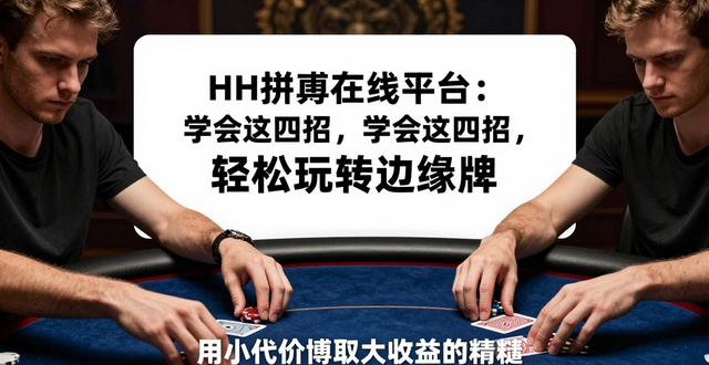 HH扑克在线平台:学会这四招,轻松玩转边缘牌