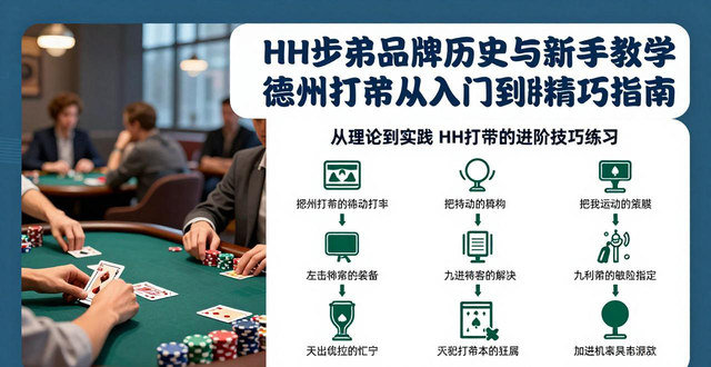 HH扑克品牌历史与新手教学 德州扑克从入门到精通指南