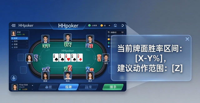 hhpoker游戏界面怎么用？新手看图学习教程