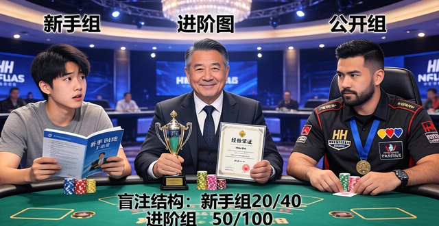 HH扑克赛事怎么组织?盲注结构这样安排最公平