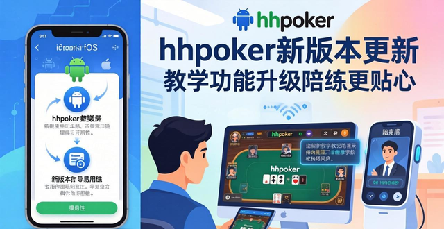 hhpoker新版本更新 教学功能升级陪练更贴心