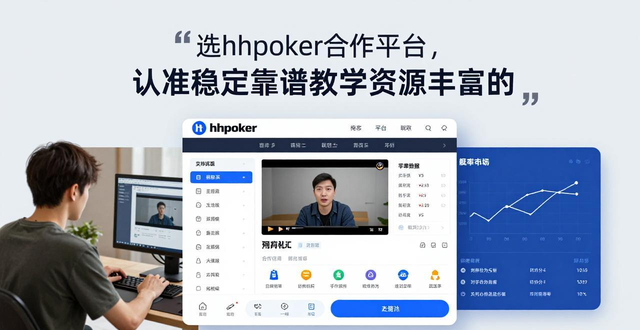 选hhpoker合作平台，认准稳定靠谱教学资源丰富的