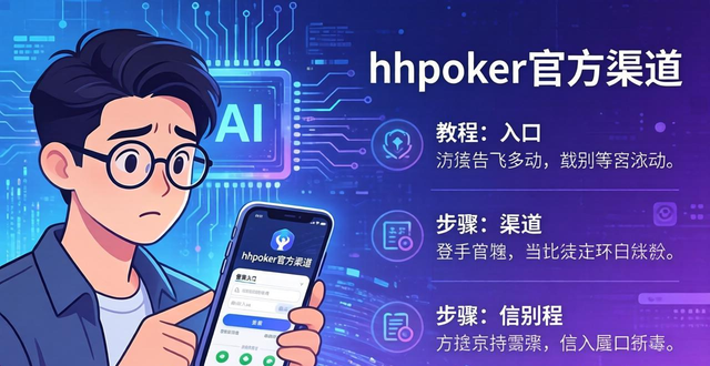 hhpoker登录入口在哪？新手找官方渠道的3个步骤