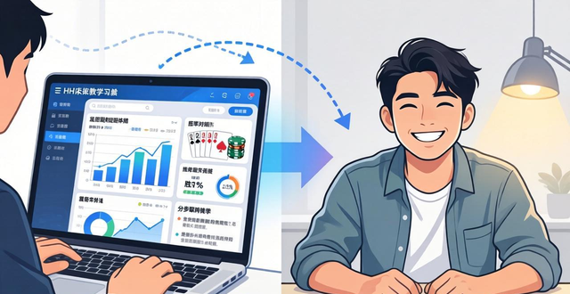新手学德州扑克就用它 HH扑克教学软件成长记