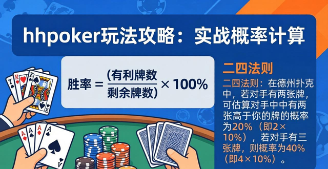hhpoker玩法攻略：从新手到高手的进阶技巧全解析