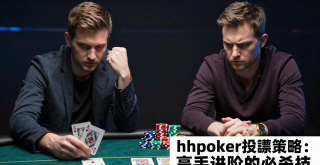 hhpoker投注策略：高手进阶的必杀技