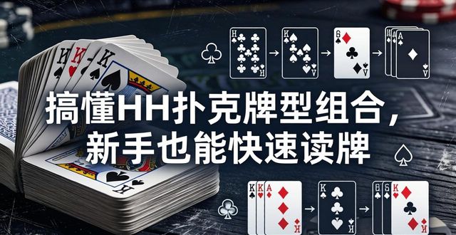 德州扑克必学：搞懂HH扑克牌型组合，新手也能快速读牌