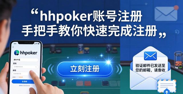 hhpoker账号注册 手把手教你快速完成注册