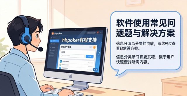 hhpoker客服支持全面解答 软件使用常见问题与解决方案