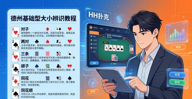 新手必看：HH扑克带你玩转德州扑克从入门到精通