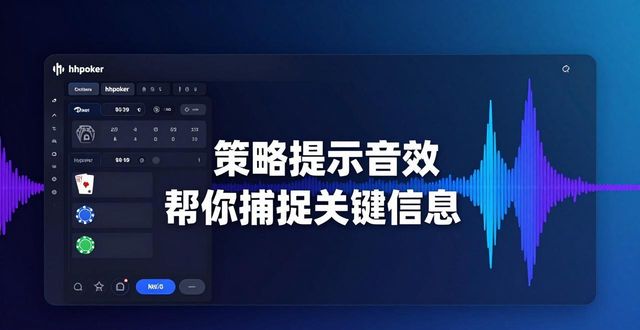 德州扑克软件音效设计怎么做 hhpoker声音功能设置技巧