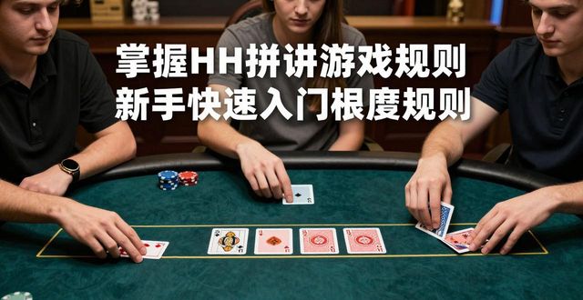 掌握HH扑克游戏规则 新手快速入门德州扑克