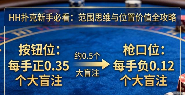HH扑克新手必看：范围思维与位置价值全攻略