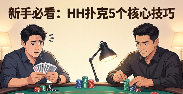 新手必看:HH扑克5个核心技巧助你快速上手德州扑克