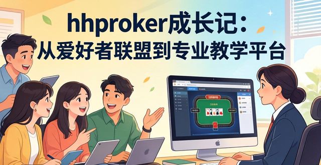 hhpoker成长记：从爱好者联盟到专业教学平台