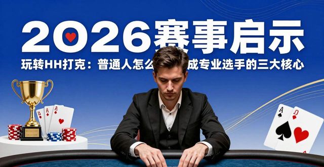 玩转HH扑克:普通人怎么练成专业选手的三大核心
