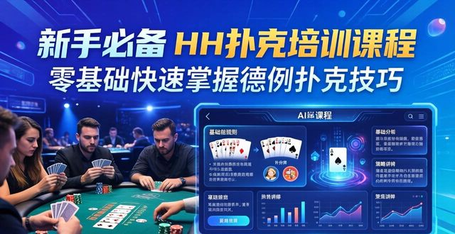 新手必备 HH扑克培训课程 零基础快速掌握德州扑克技巧