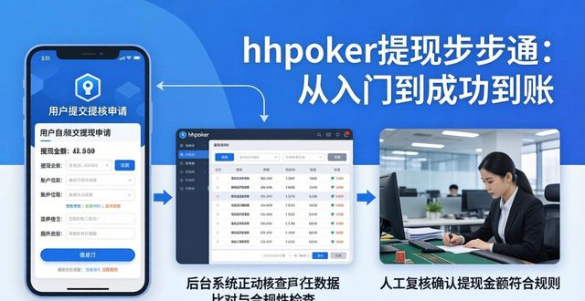 hhpoker提现步步通：从入门到成功到账