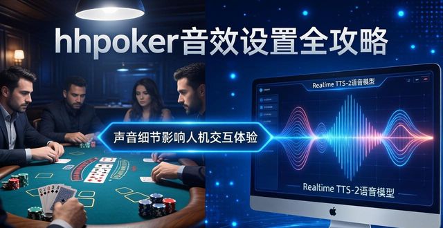 hhpoker音效设置全攻略：提升德州扑克体验的3个关键技巧