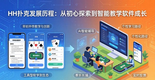 HH扑克发展历程 从初心探索到智能教学软件成长