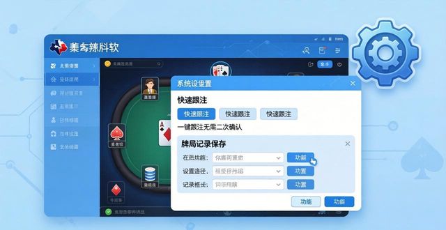 hhpoker游戏界面全攻略 一张图看懂德州扑克练牌软件怎么用