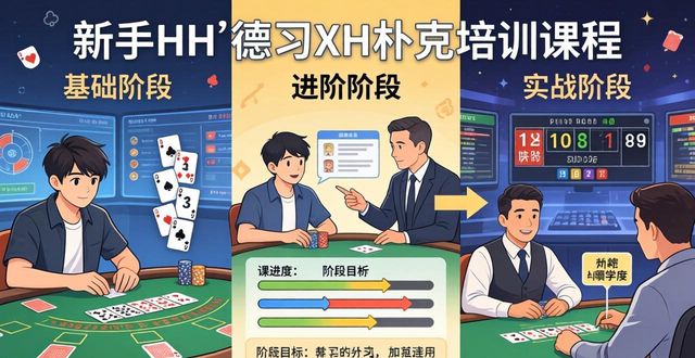 新手怎样跟着HH扑克培训课程系统学德州扑克