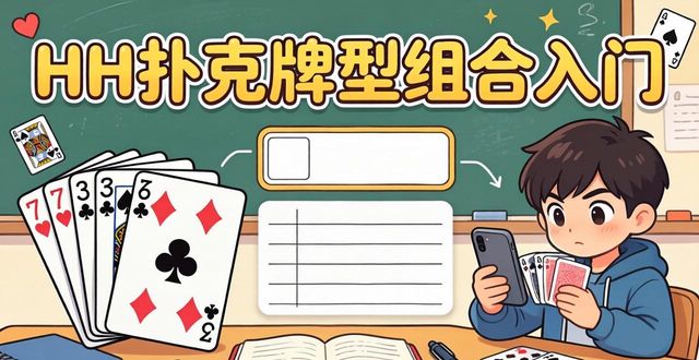 HH扑克牌型组合入门 德州新手快速提升牌力判断能力