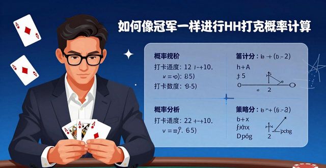 揭秘！HH扑克冠军致胜精髓，助德州扑克玩家提升水准