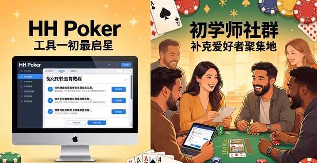 hhpoker发展历程:从创新工具到德州扑克圈的启明星