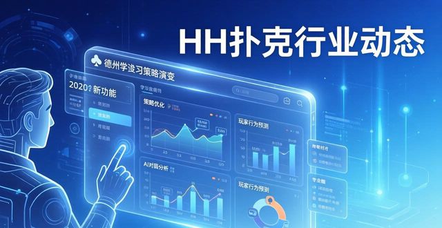 HH扑克行业动态:2026年德州扑克学习软件新趋势解读