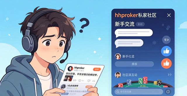 hhpoker玩家社区怎么加入 新手交流指南