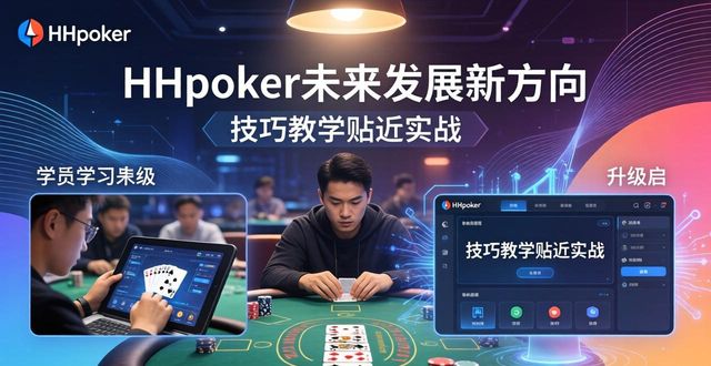 HHpoker未来发展新方向 德州扑克学习工具持续升级