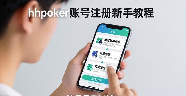 hhpoker账号注册怎么弄 新手快速完成注册步骤
