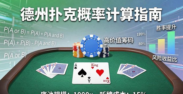 德州扑克概率计算原来这么简单 HH扑克新手入门必看技巧