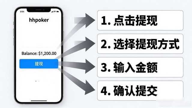 hhpoker提现怎么操作 详细提现流程图文教程