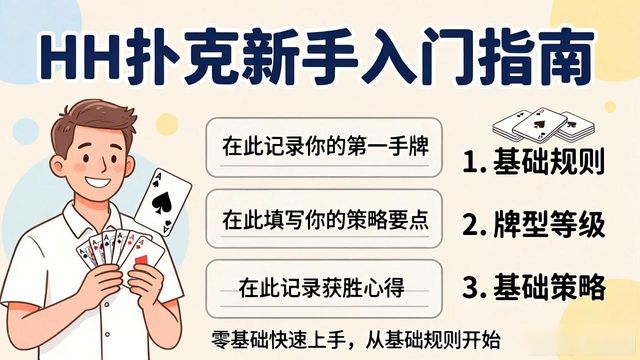 HH扑克新手入门指南 零基础快速上手玩法技巧