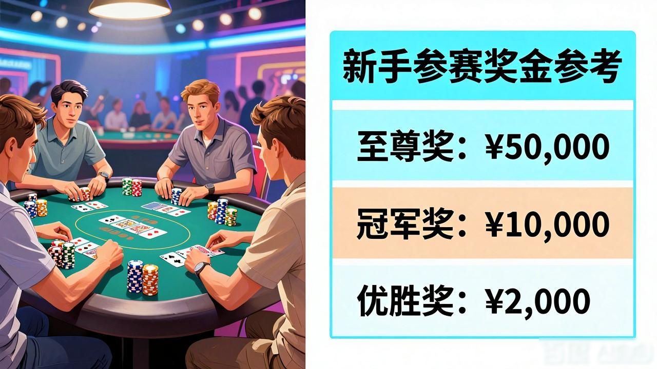 HH扑克比赛奖金怎么分 新手参加赛事能拿多少