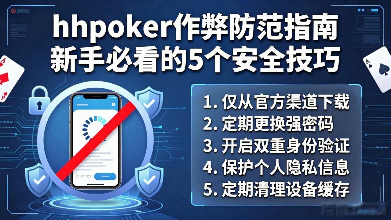 hhpoker作弊防范指南 新手必看的5个安全技巧