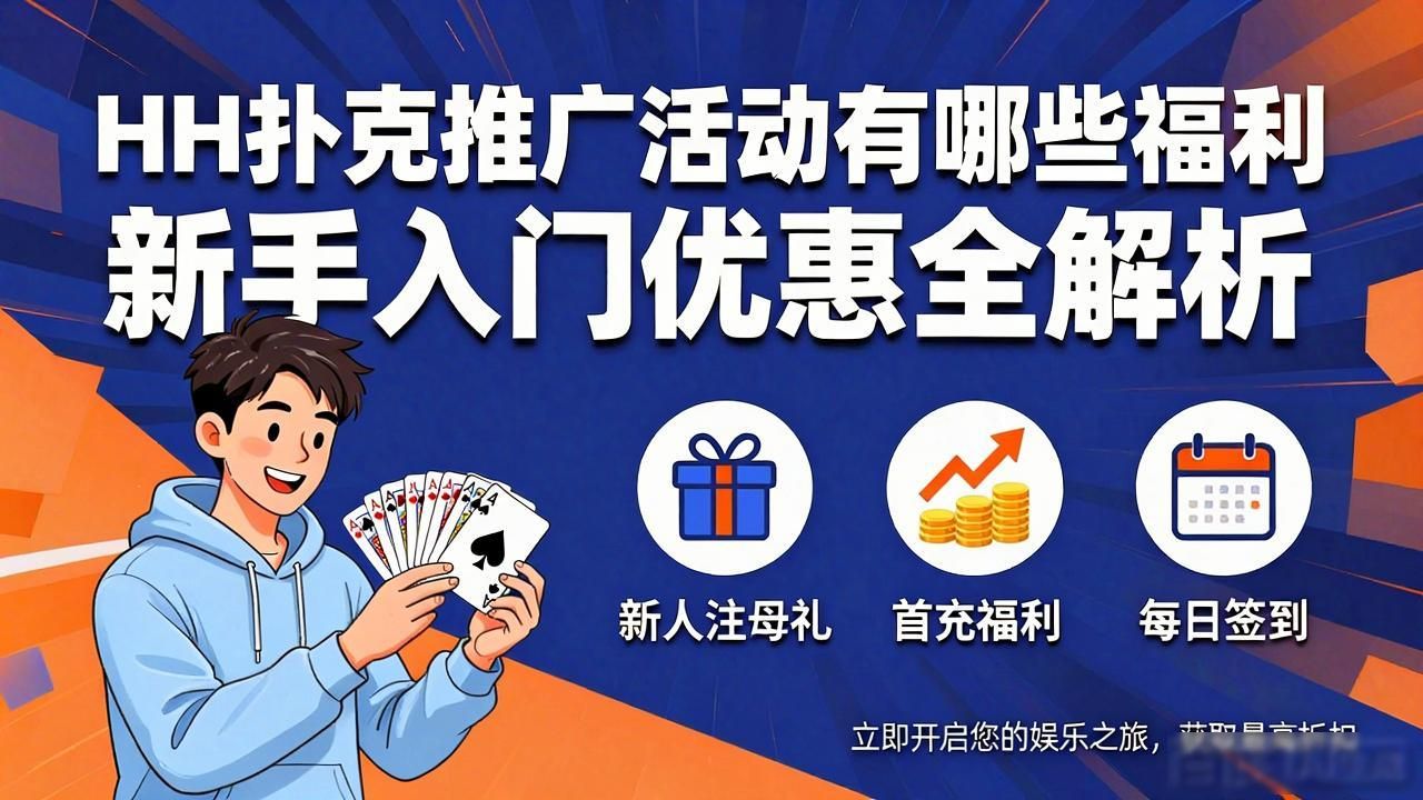 HH扑克推广活动有哪些福利 新手入门优惠全解析
