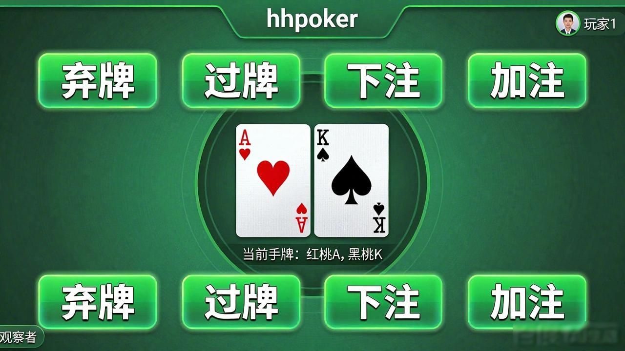 轻松看懂hhpoker游戏界面 新手快速上手不迷茫