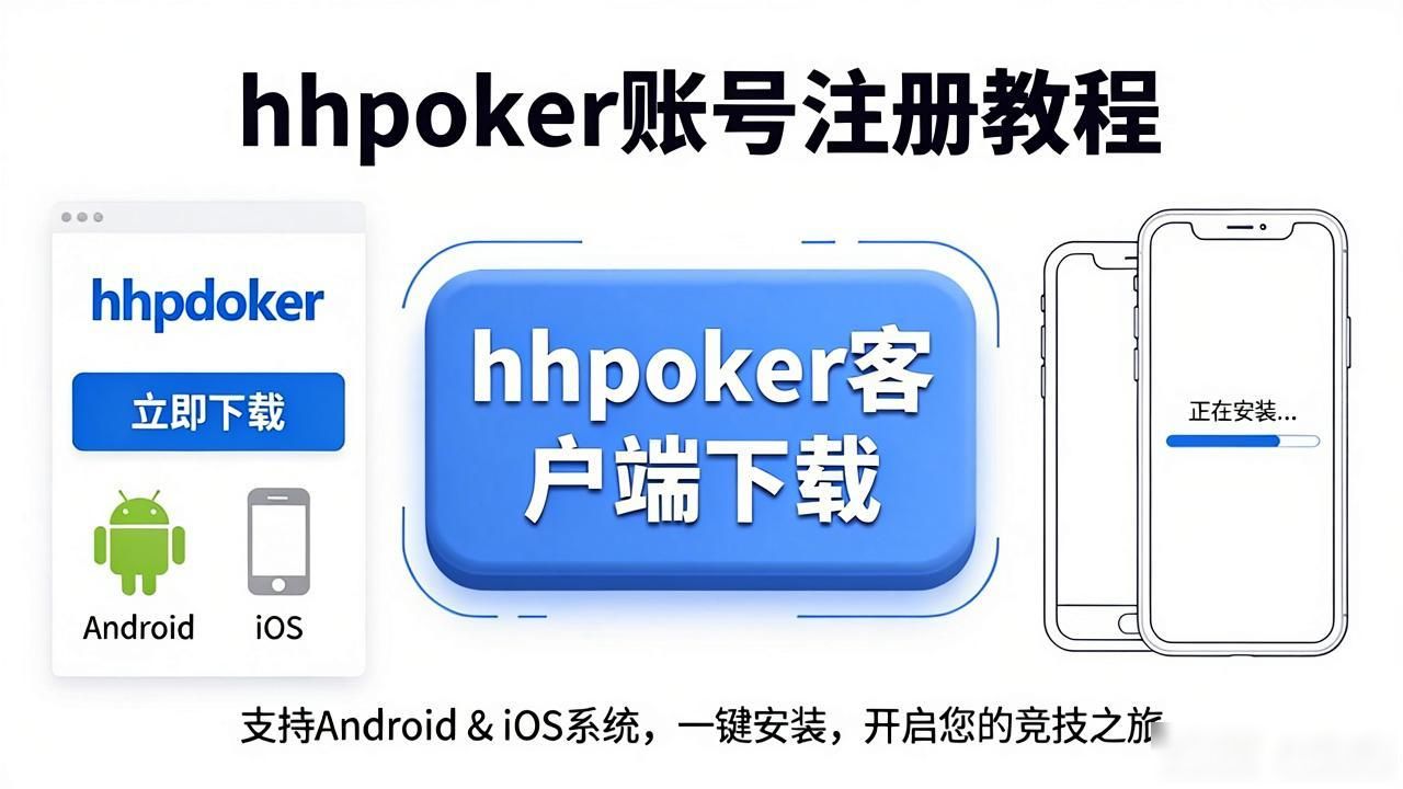 hhpoker账号注册详细教程 新手怎么快速开通hh扑克