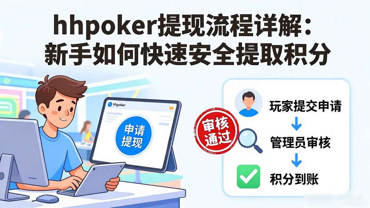 hhpoker提现流程详解:新手如何快速安全提取积分