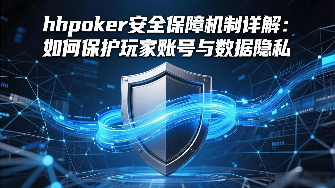 hhpoker安全保障机制详解:如何保护玩家账号与数据隐私
