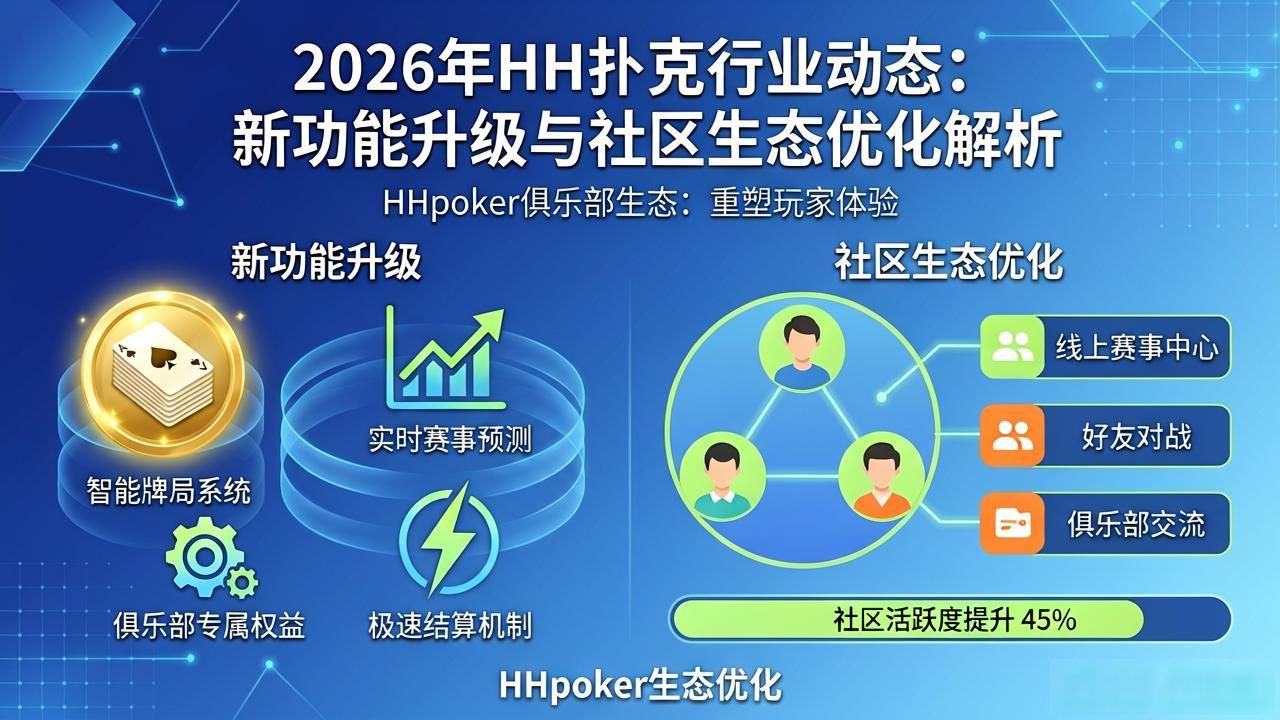 2026年HH扑克行业动态:新功能升级与社区生态优化解析