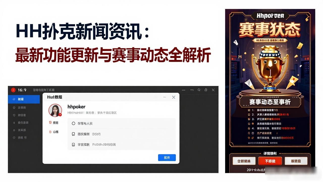 HH扑克新闻资讯:最新功能更新与赛事动态全解析