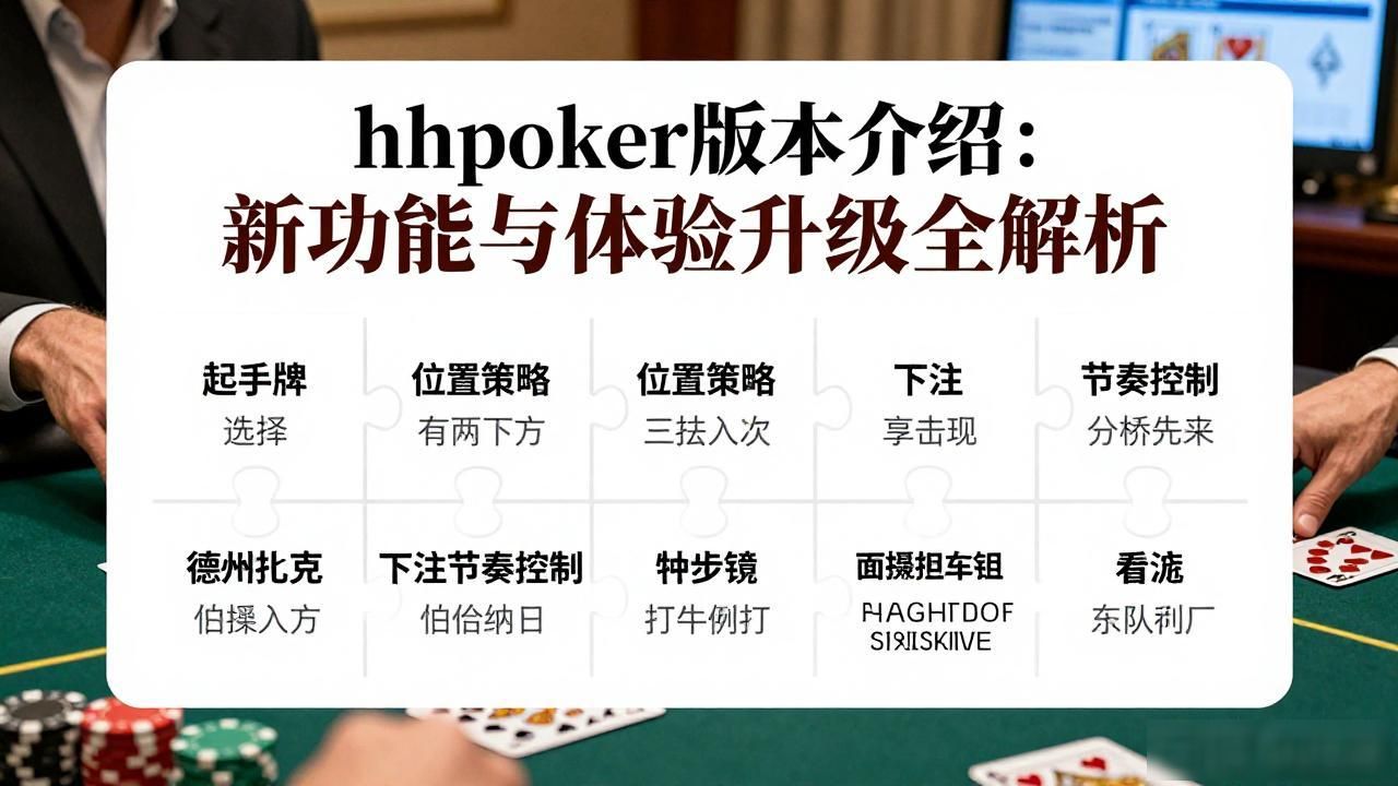 hhpoker版本介绍：新功能与体验升级全解析