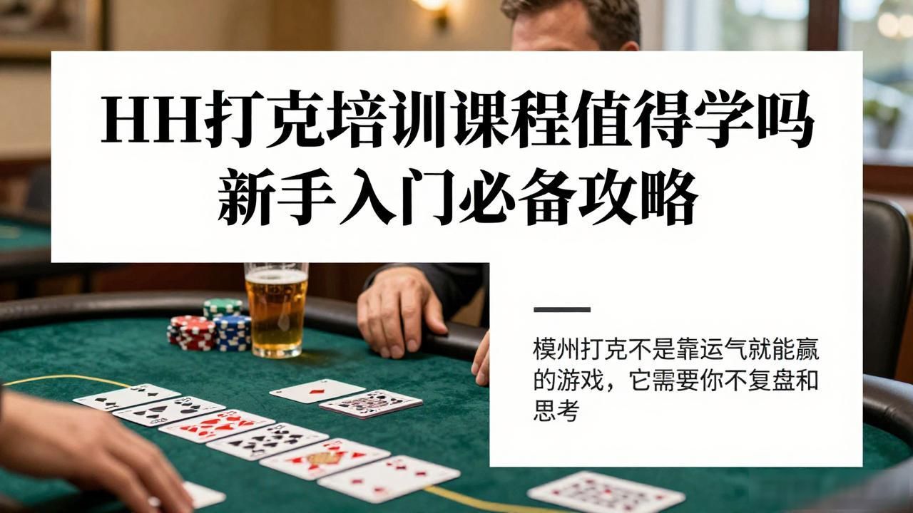 HH扑克培训课程值得学吗 新手入门必备攻略