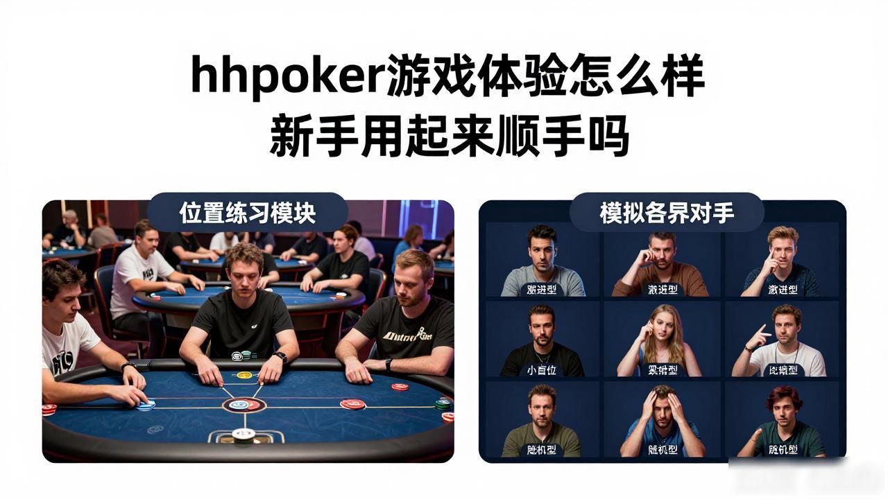 hhpoker游戏体验怎么样 新手用起来顺手吗