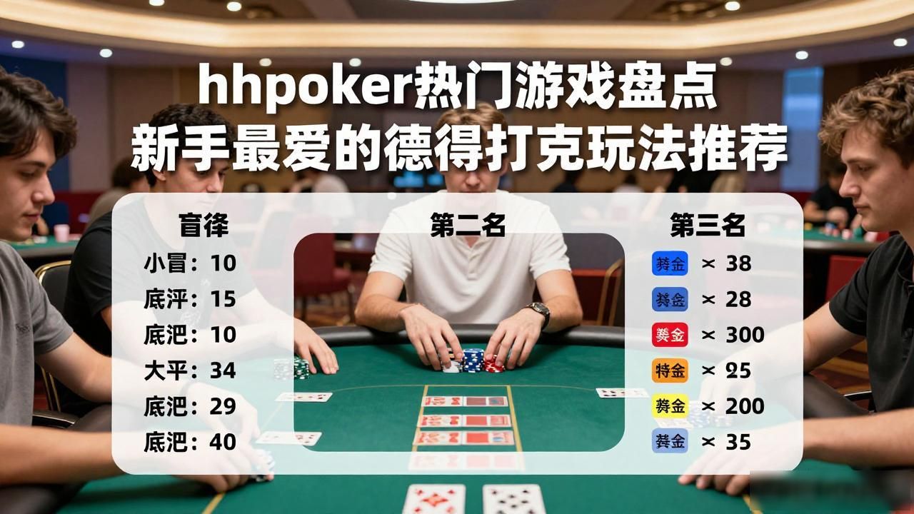 hhpoker热门游戏盘点 新手最爱的德州扑克玩法推荐